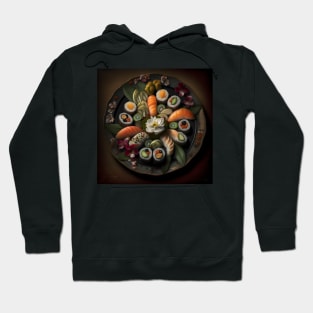 Sushi Platter Still Life Hoodie